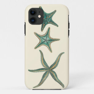 Aquamarine Triple Starfish Case-Mate iPhone Case
