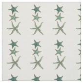 Aquamarine Triple Starfish Stof (Swatch)