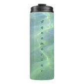 Aquamarine Tropisch fotografisch water Thermosbeker (Voorkant)