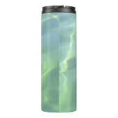 Aquamarine Tropisch fotografisch water Thermosbeker (Achterkant)