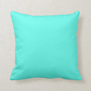 Aquamarine    (vaste kleur)  kussen