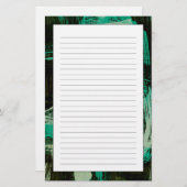 Aquamarine Windows I Briefpapier (Voorkant / Achterkant)