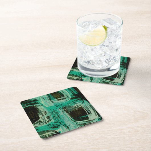 Aquamarine Windows I Kartonnen Onderzetters (Insitu)