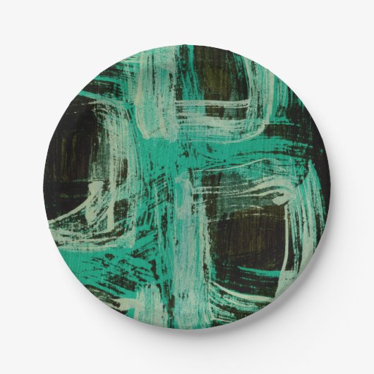 Aquamarine Windows I Papieren Bordje (Voorkant)