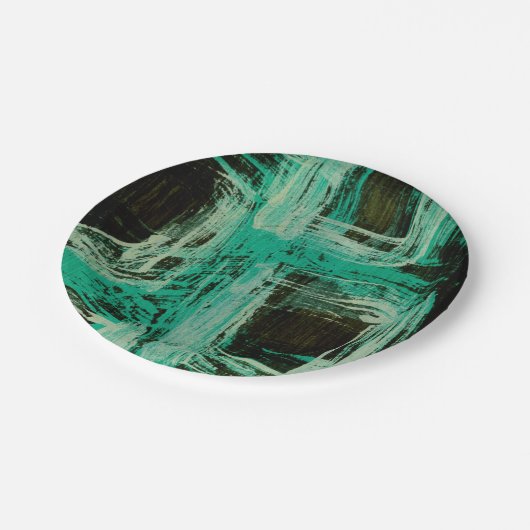 Aquamarine Windows I Papieren Bordje (Gekanteld)