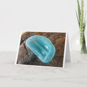 Aquamarine Zee Glass Insulator Segment Card Kaart