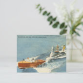  aquaplaning nabij de stranden van Florida Briefkaart (Staand voorkant)