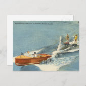 aquaplaning nabij de stranden van Florida Briefkaart (Voorkant / Achterkant)