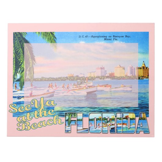 Aquaplanning in Biscayne Bay - Bekijk Ya op het st Notitieblok (Voorkant)