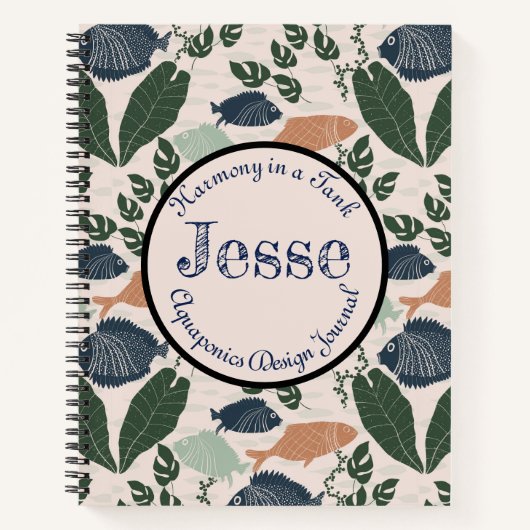 Aquaponics Journey |  tuinieren Notitieboek (Voorkant)