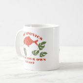 Aquaponics laat je eigen feest groeien koffiemok (Voorkant links)