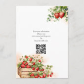 Aquarel Aardbeien Informatiekaartje (Achterkant)