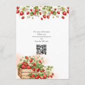 Aquarel Aardbeien Informatiekaartje (Achterkant)