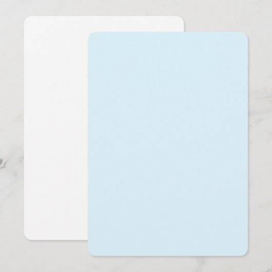 Aquarel afgeronde uitnodigingen – Maatwerkontwerpe (Voorkant / Achterkant)