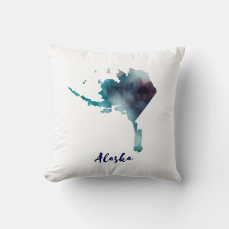 Aquarel Alaska Verenigde Staten Kussen