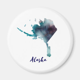 Aquarel Alaska Verenigde Staten Magneet