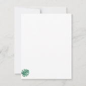 Aquarel Ananas Vlak Bedankt (Achterkant)