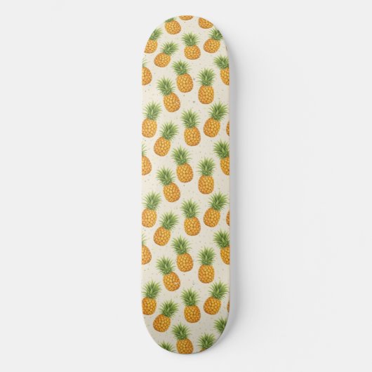 Aquarel Ananassen Persoonlijk Skateboard (Voorkant)