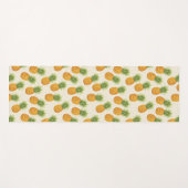 Aquarel Ananassen Yogamat (Voorkant (horizontaal))