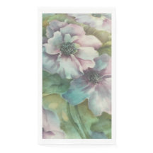 Aquarel Anemoon Bloemen  • Elegante Tafel Decorati