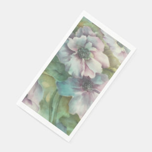 Aquarel Anemoon Bloemen  • Elegante Tafel Decorati Servet