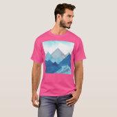 Aquarel - Aquarel Bergen Actief T-shirt (Voorkant volledig)