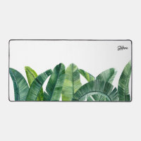 Aquarel banaan palmbladeren gepersonaliseerd