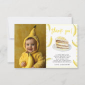 Aquarel Bananen Verjaardag Bedankt (Voorkant)