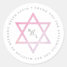 Aquarel Bat Mitzvah Dank Je