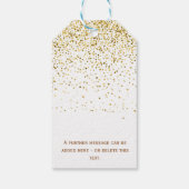 Aquarel Bedankt Een Latte Koffie Bedankt Cadeaulabel (Achterkant)