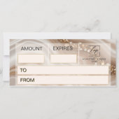 Aquarel beige Goud Certificaat (Achterkant)