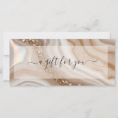 Aquarel beige Goud Certificaat (Voorkant)