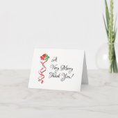 Aquarel Bellen/Kerstmis/Huwelijk Bedankt (Voorkant)