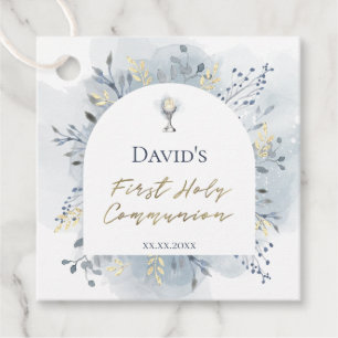 aquarel blad Eerste Communie Bedankjes Labels