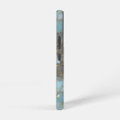 Aquarel Blauw Glitter Esthetisch Ontwerp Samsung Galaxy Hoesje (Rechterkant)