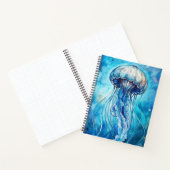 AQUAREL BLAUWE GROEDE KWAL NOTITIEBOEK (Binnen)