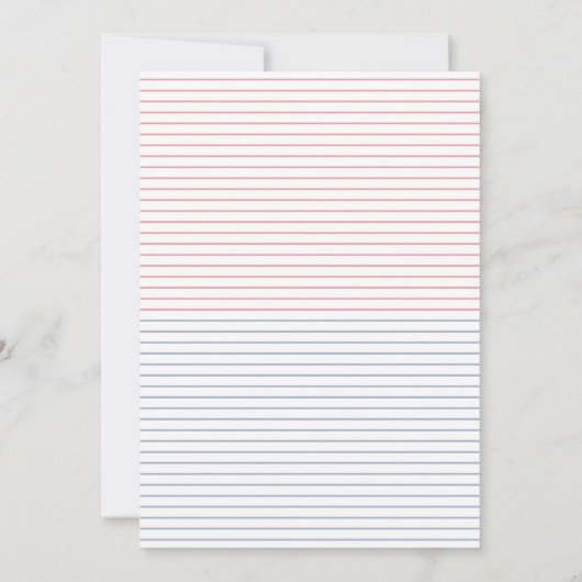 Aquarel Blauwe Roze Pompoen Herfst Geslacht Reveal Kaart (Achterkant)