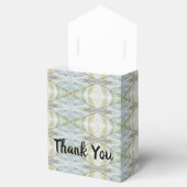 Aquarel Blauwgroen Groen Bedankdoosjes (Geopend)