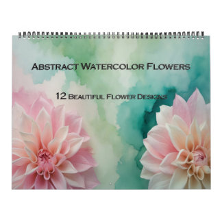Aquarel Bloem Abstracte Kalender