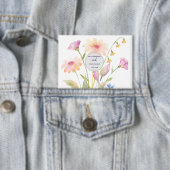 aquarel bloem bewerkbaar button (Insitu)