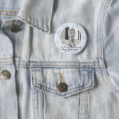 Aquarel Bloem Foto Funeral Service  Ronde Button 5,7 Cm (In situ)