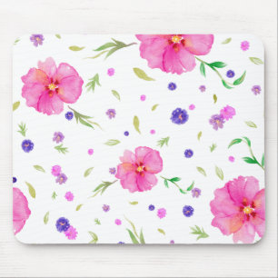 Aquarel Bloem Muismat – Elegant Bloemen Gift