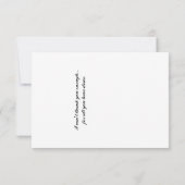 Aquarel Bloem Thank You Kaart (Achterkant)