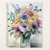 Aquarel Bloemboeket Schilderen Planner (Voorkant)
