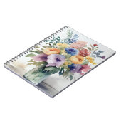 Aquarel Bloemboeket Schildering Notitieboek (Linkerzijde)