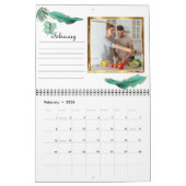 Aquarel Bloemen |12 Fotokalender met notities Ca Kalender (Feb 2026)