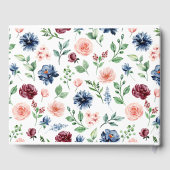 Aquarel Bloemen Aandenken Ter Herinnering Met Lief Gastenboek (Achterkant)
