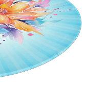 Aquarel Bloemen Bloem Ontwerp-24683 Snijplank (Hoek)