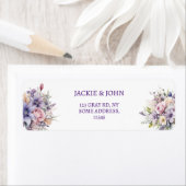 Aquarel bloemen. Bruiloft. Etiket (Insitu)