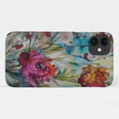 Aquarel Bloemen Case-Mate iPhone Case (Achterkant (horizontaal))